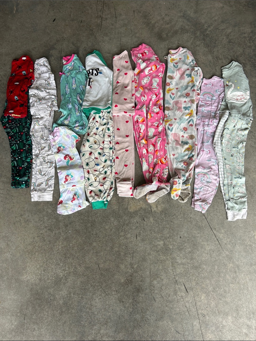 Girls 4T Pajama Lot